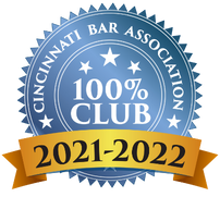 Seal of the Cincinnati Bar Association 100% Club for 2021 and 2022